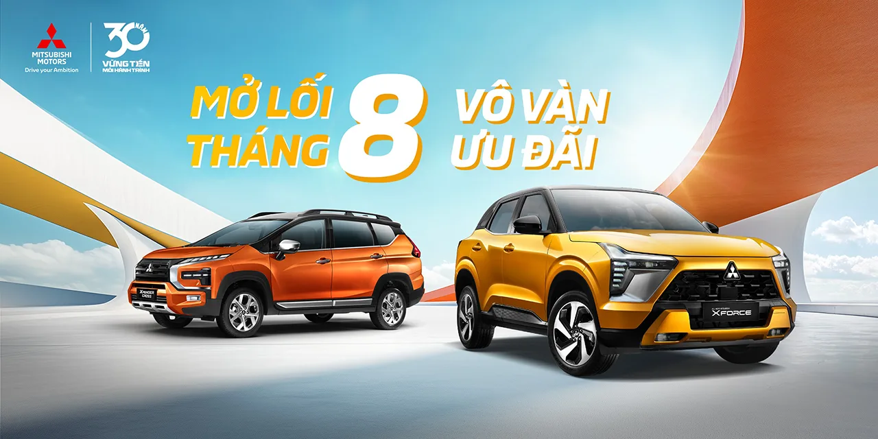 Bảng giá & Khuyến mãi mua xe trong tháng 08/2024 tại Mitsubishi Bình Dương