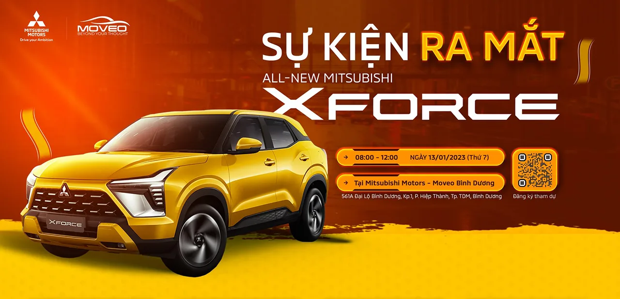 Sự kiện ra mắt Mitsubishi XFORCE tại Mitsubishi Moveo Bình Dương